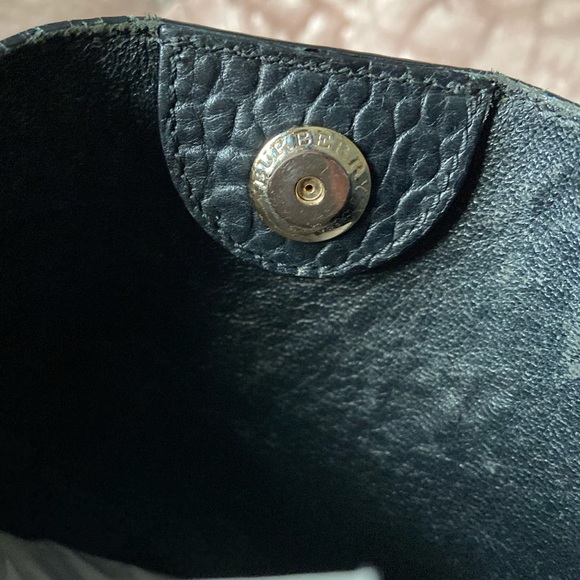 BURBERRY ROMANIA BLACK LEATHER TOTE - Picture 6 of 16